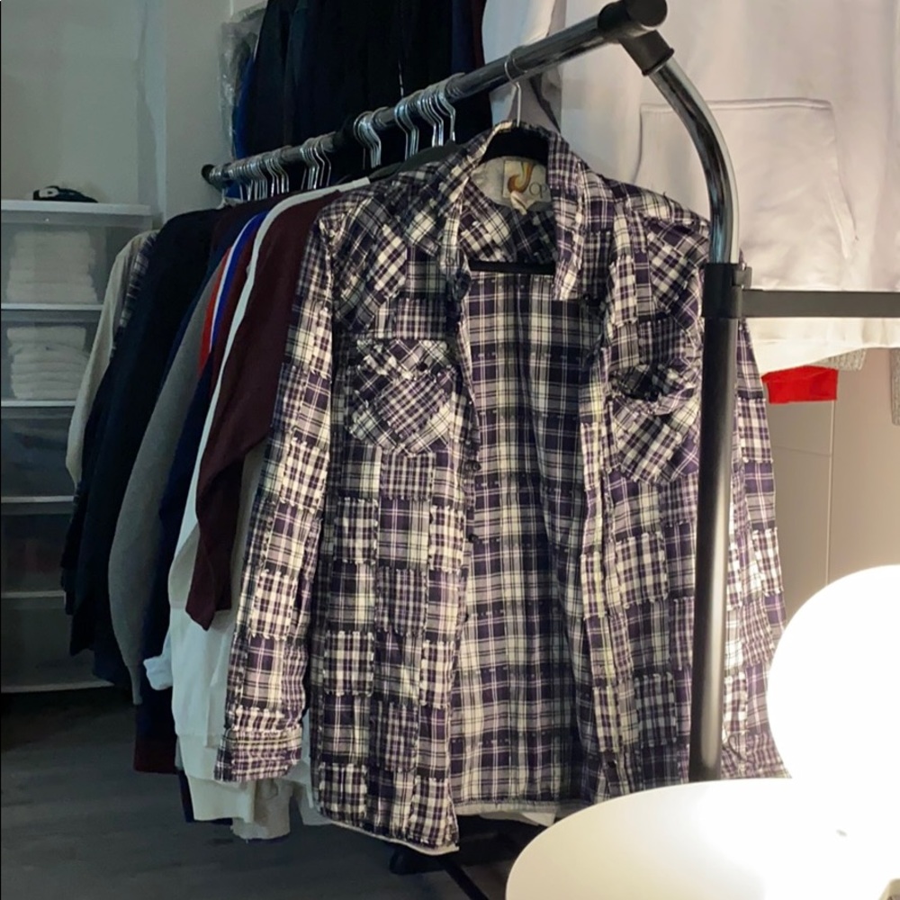 Plaid button up